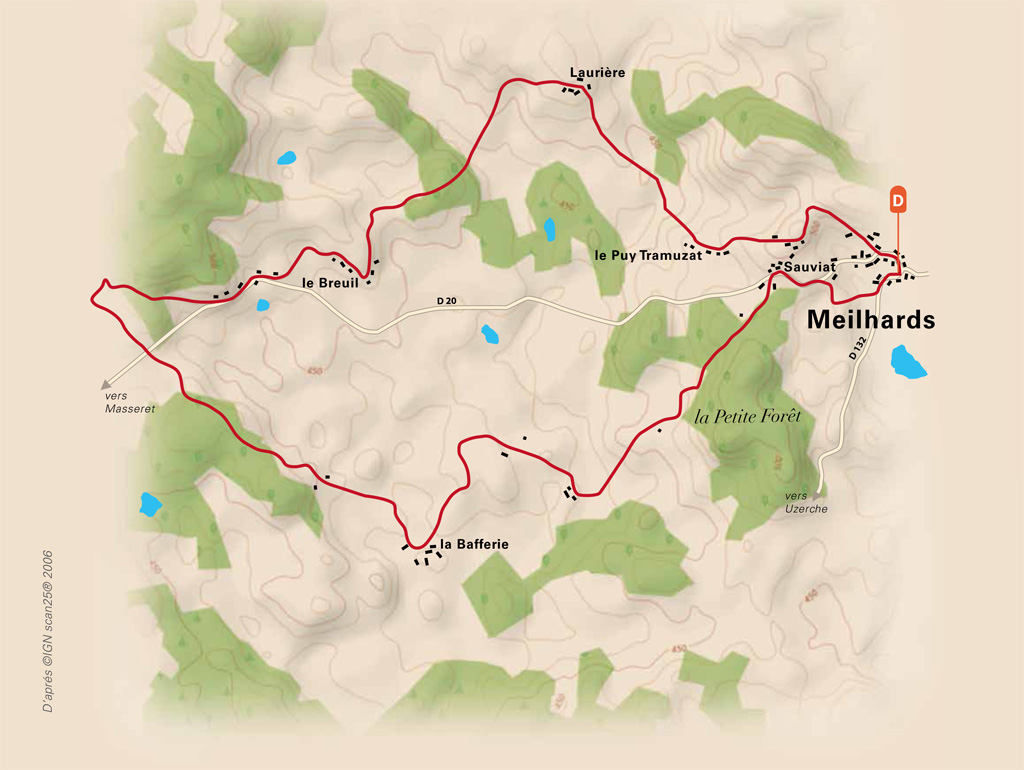 Les chemins de la Coquette de Meilhards, Meilhards - photo 3