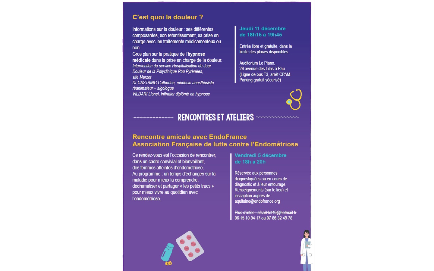 RDV santé - Atelier cohérence cardiaque et méditation