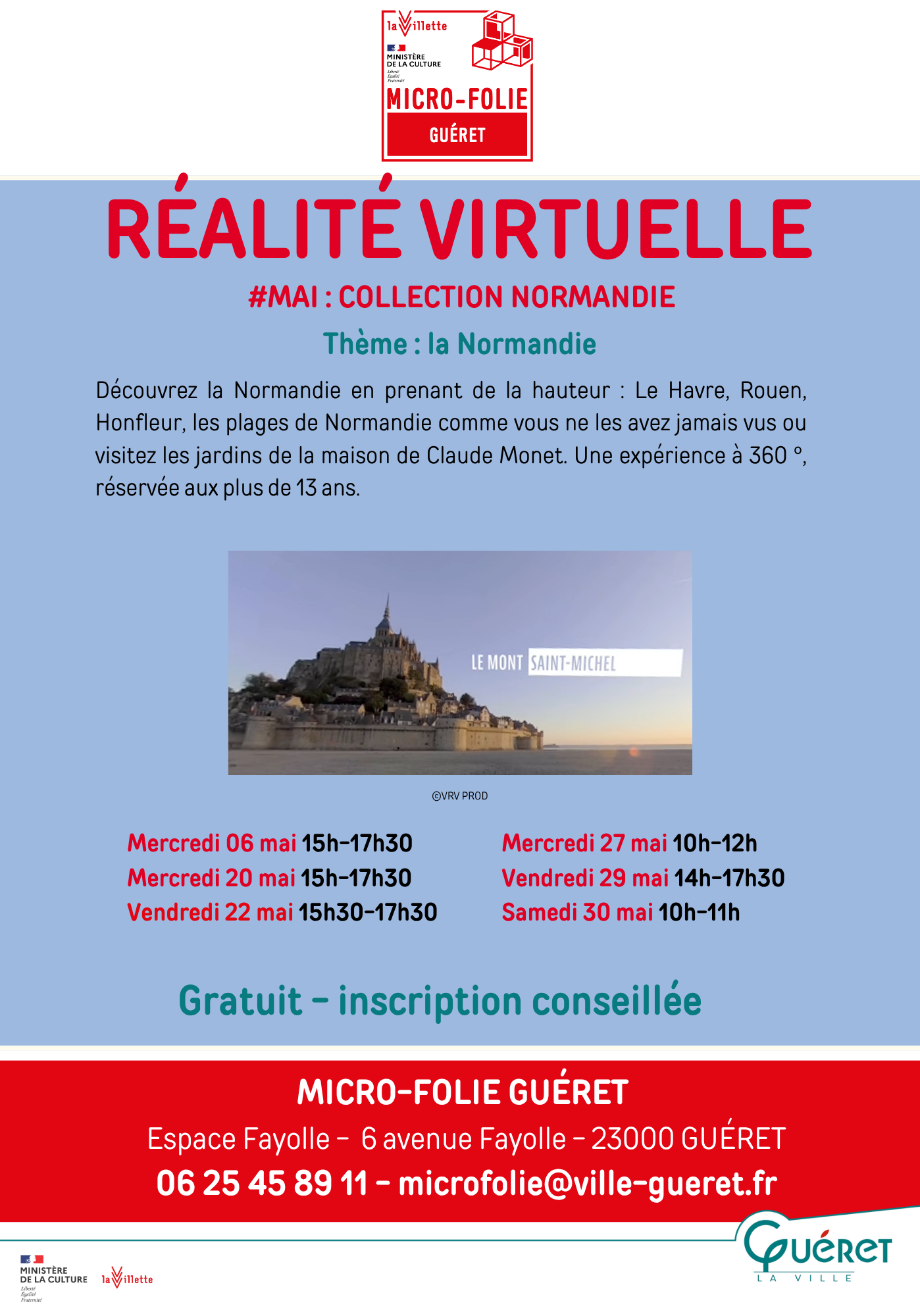 Réalité Virtuelle Normandie — visuel événement