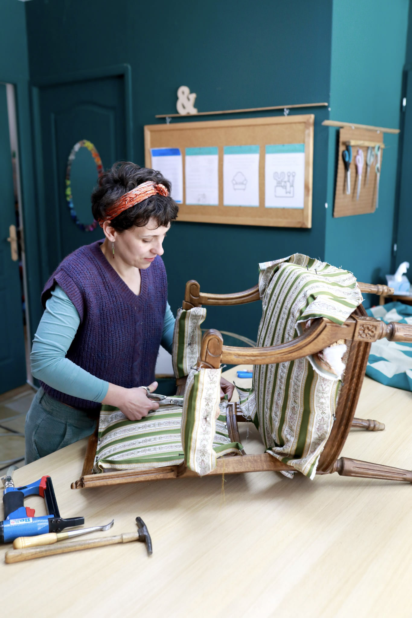 Devenez tapissier le temps d’un stage