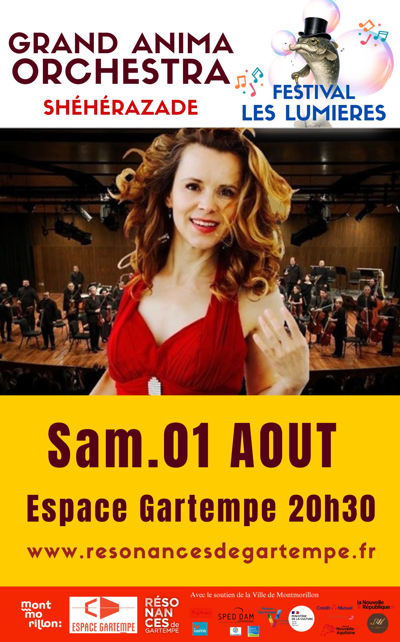 Concert symphonique Grand ANIMA Orchestra : L’Amour Sorcier & Shéhérazade