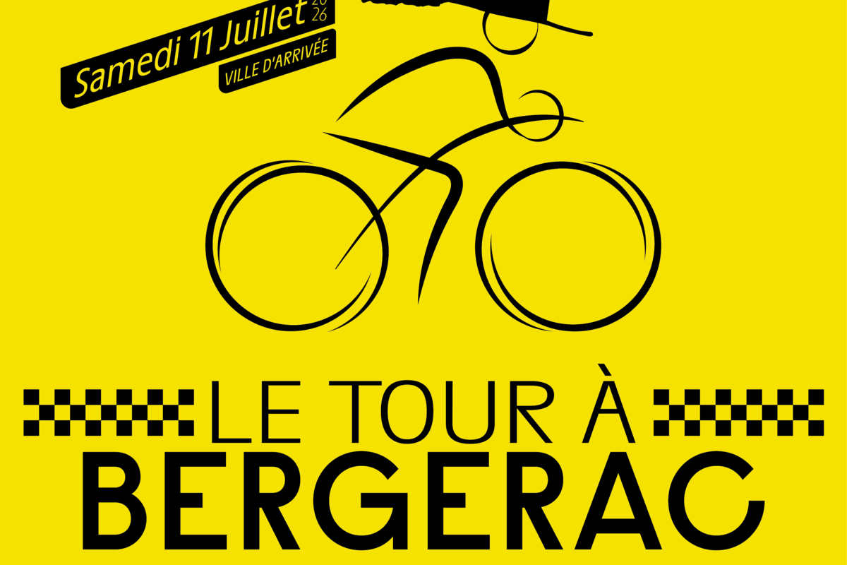 Le Tour de France à Bergerac — visuel événement