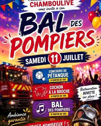 Bal des Pompiers — visuel événement