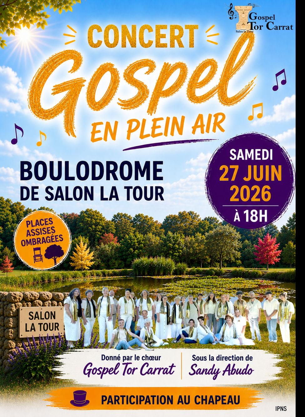Concert Gospel en plein air