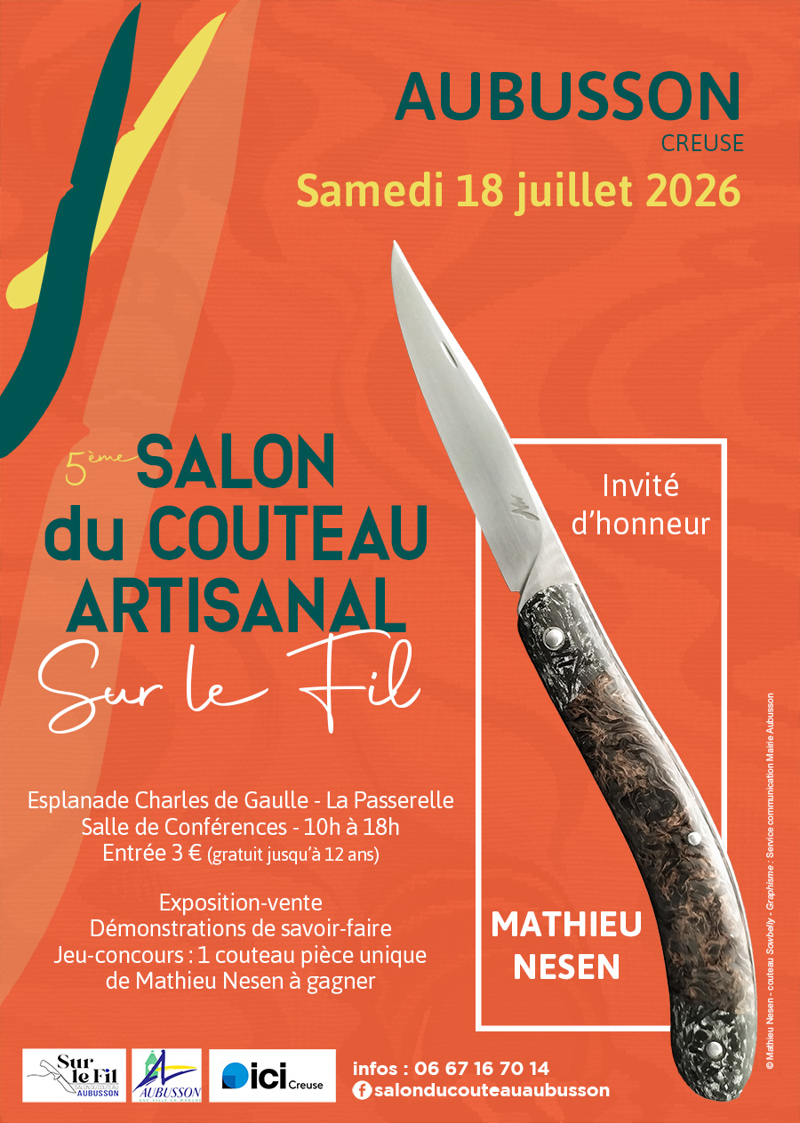 Salon du couteau artisanal Sur le Fil, Aubusson
