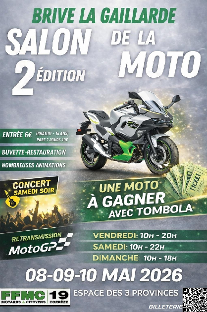 Salon de la moto (Espace des trois provinces) — visuel événement