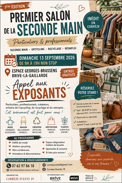 Salon de la seconde main (Halle Brassens)