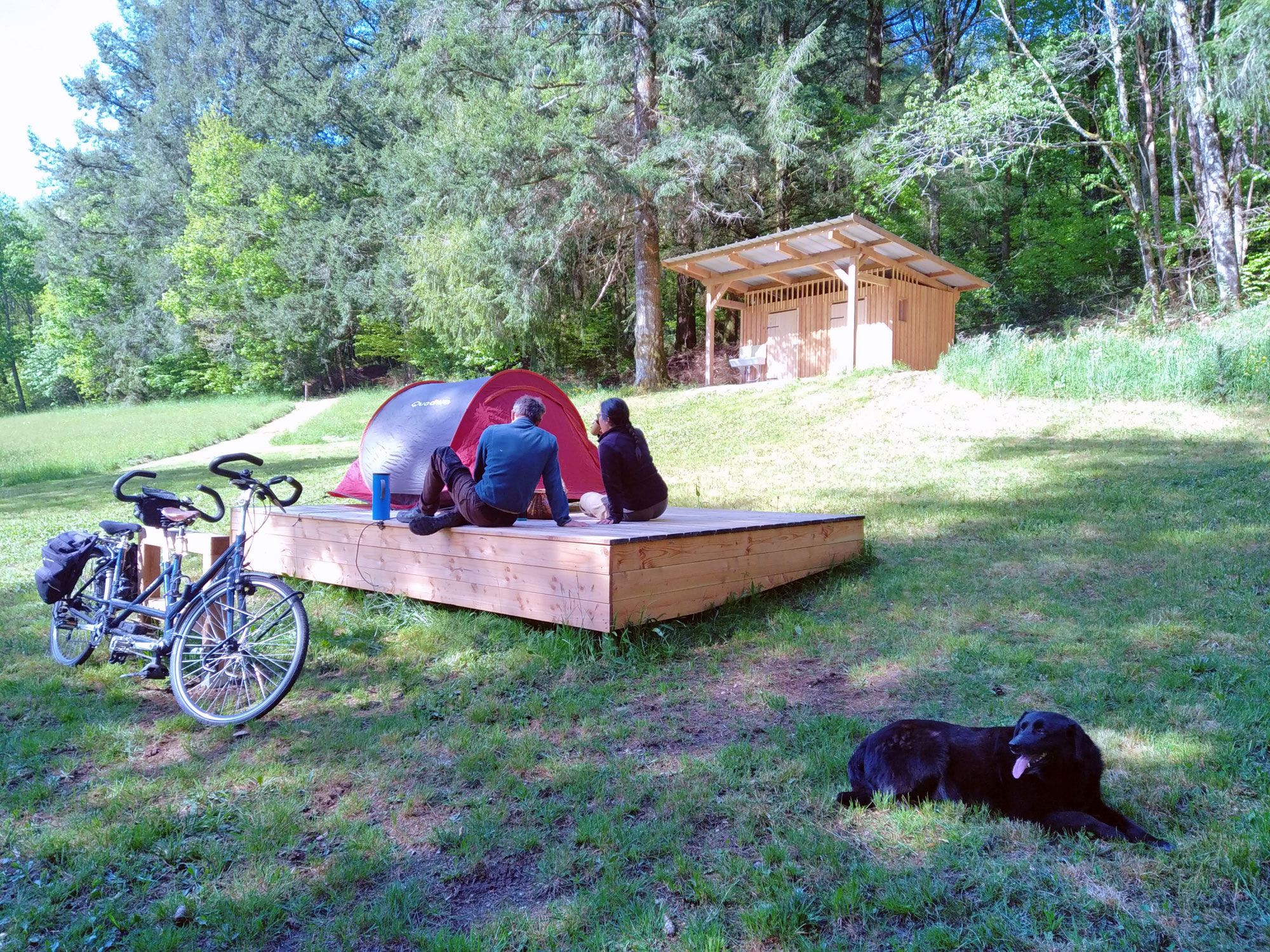 Aire de bivouac de la Tine à Sarran - photo 4