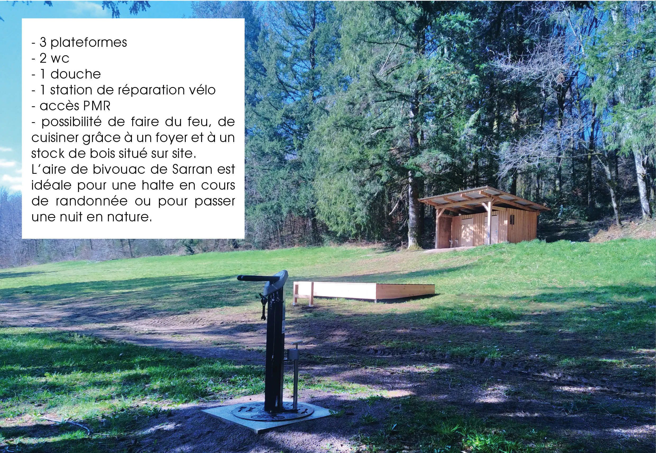Aire de bivouac de la Tine à Sarran, Sarran - photo 6