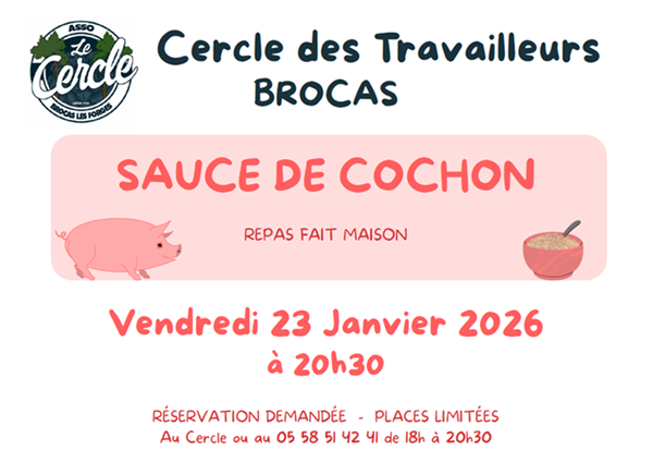 Repas traditionnel: sauce de cochon