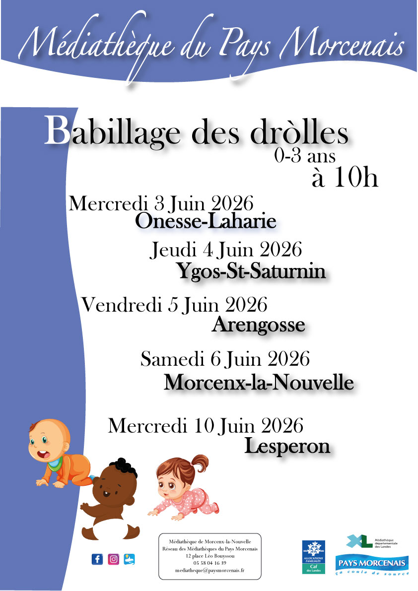 Babillage des dròlles - Ygos-St-Saturnin — visuel événement