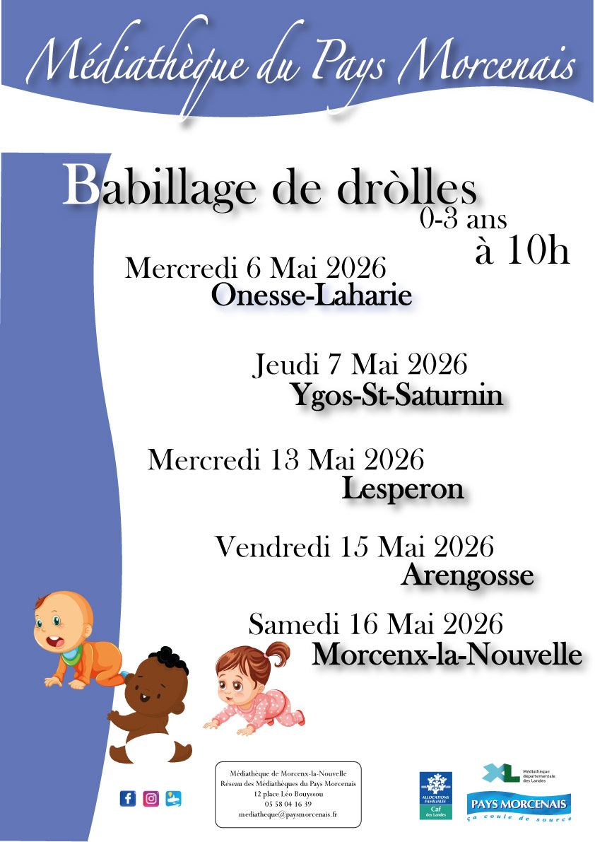 Babillage des dròlles - Ygos-St-Saturnin — visuel événement