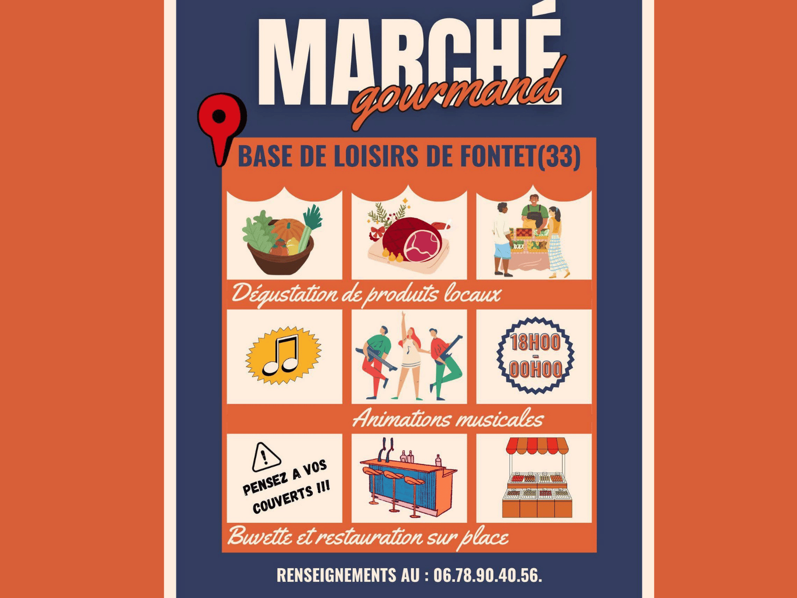 Marché nocturne de Fontet