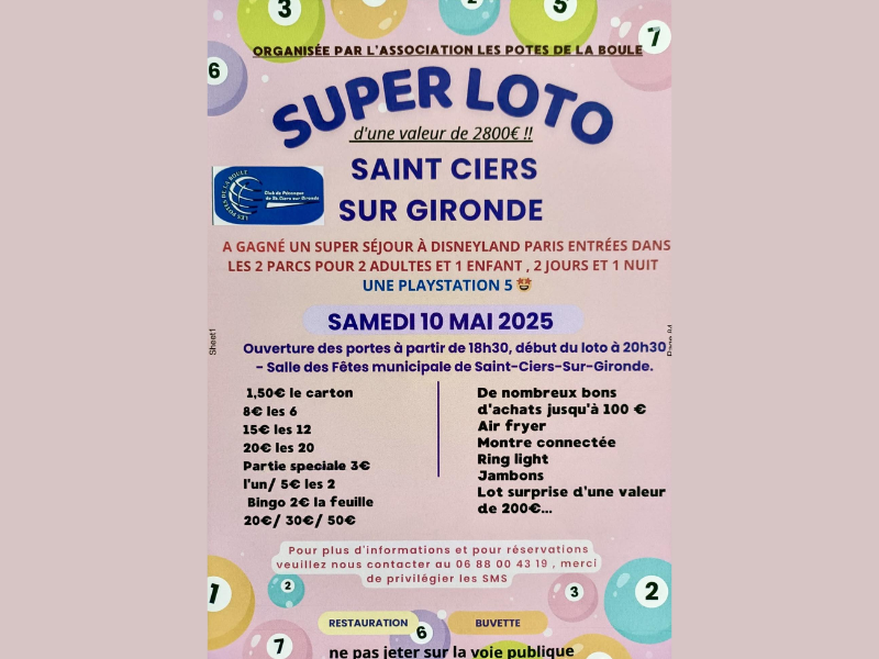 Loto des potes de la boules, Saint-Ciers-sur-Gironde - photo 2