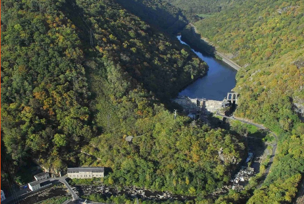 Site Hydroélectrique EDF du Saillant