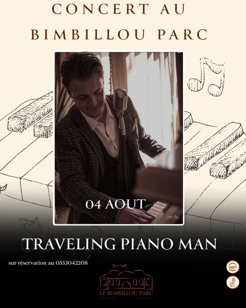 Soirée concert avec Traveling piano man