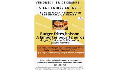 Soirée burger Soirée burger