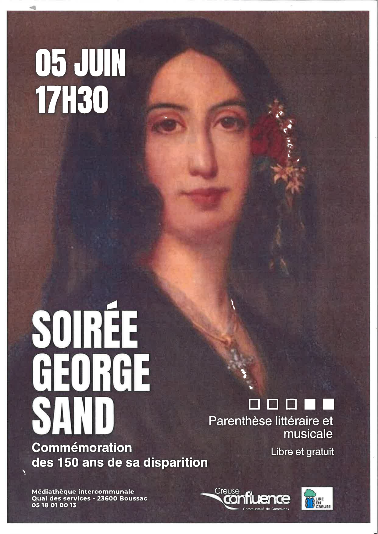 Soirée George Sand — visuel événement