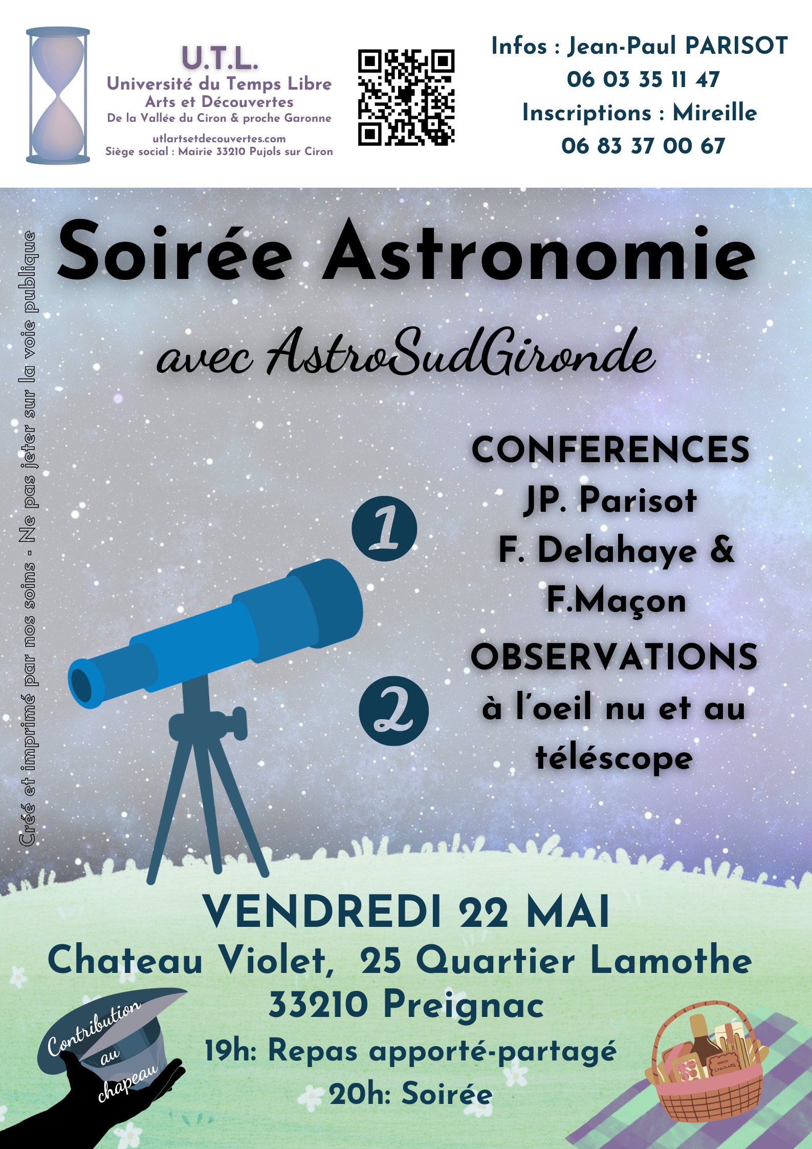 Soirée astronomie
