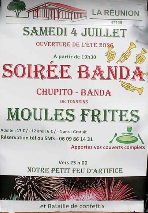 Soirée banda