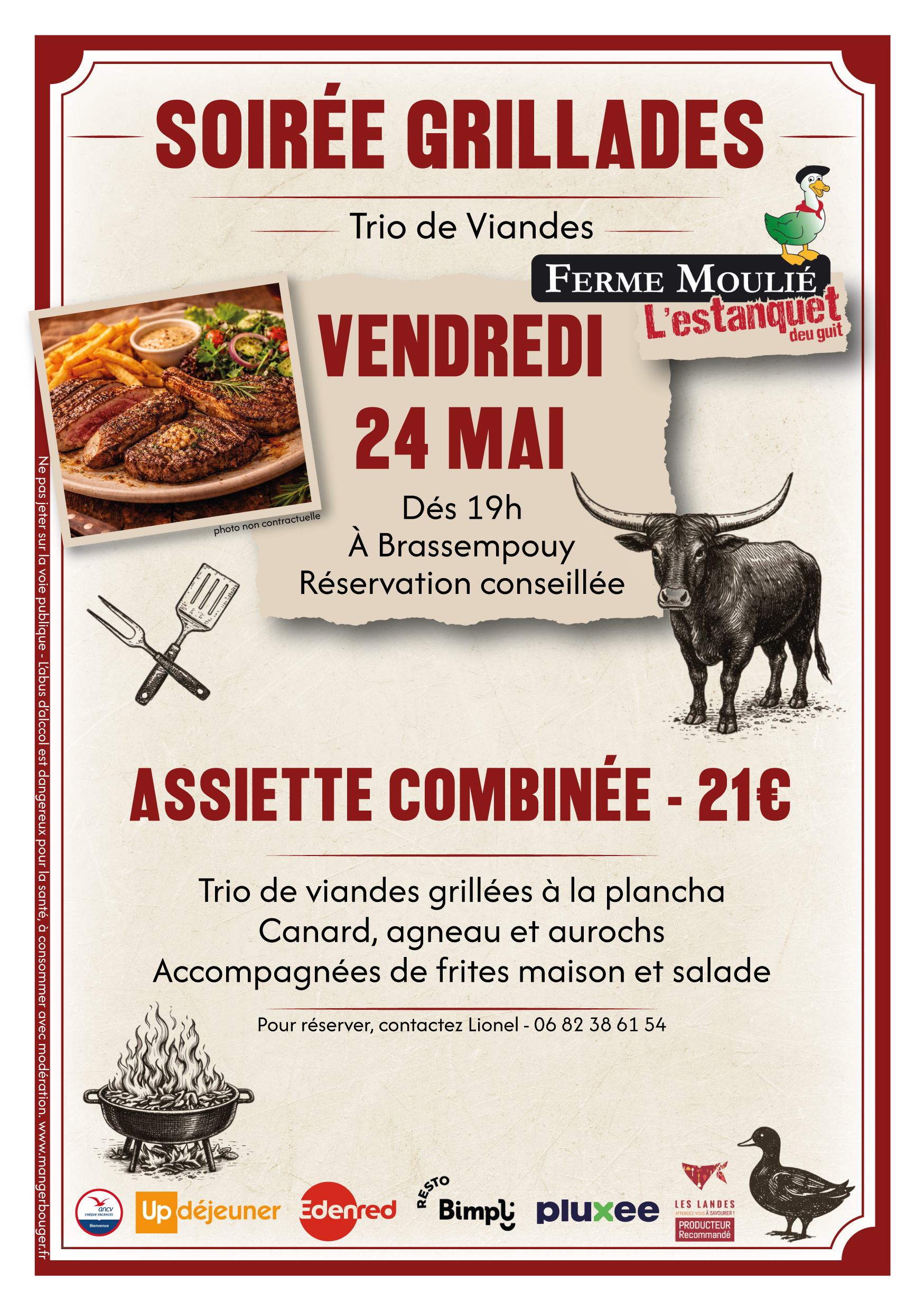 Soirée Trio de Viandes — visuel événement