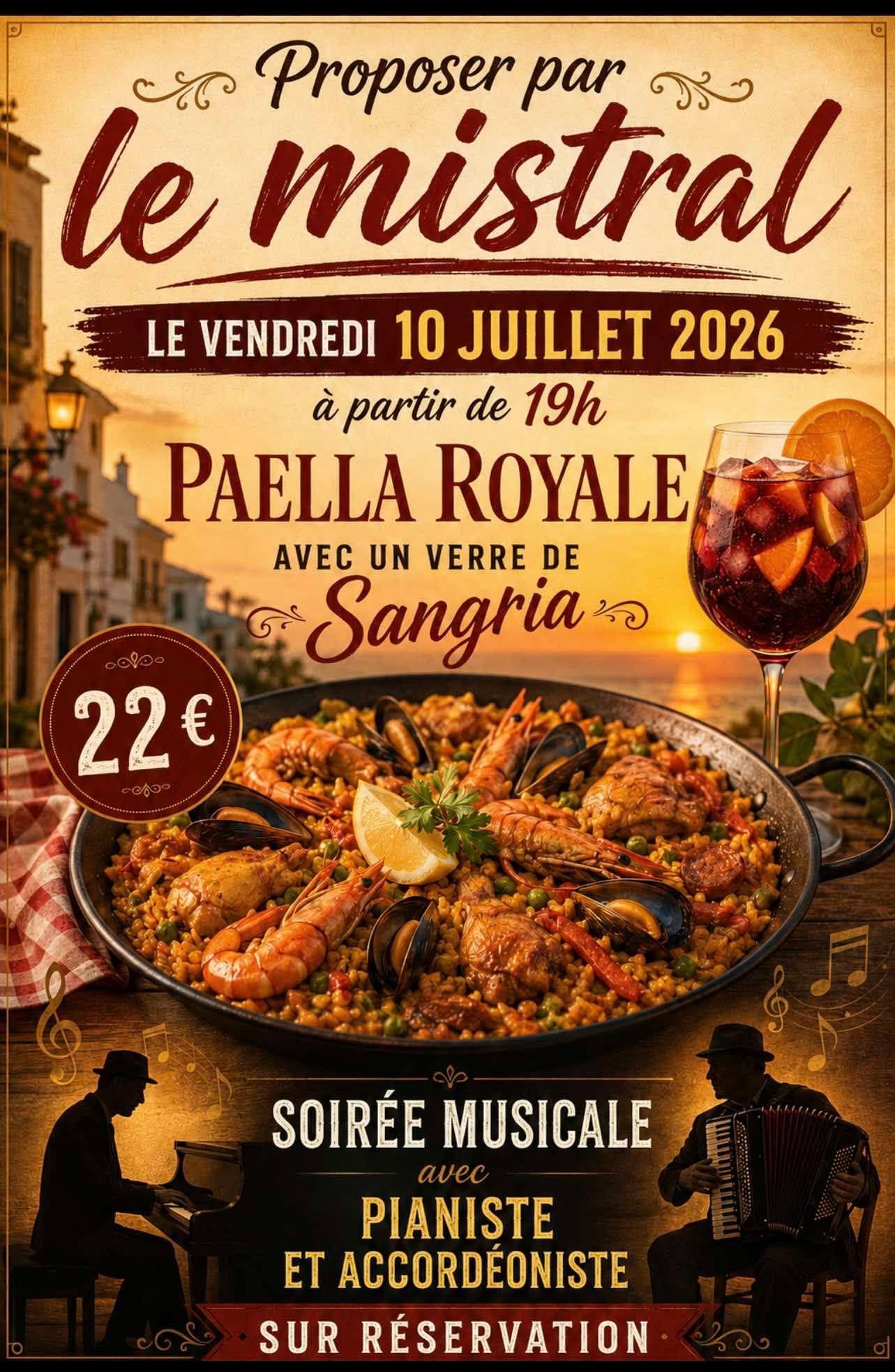 Soirée Paëlla