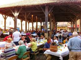 Repas sous la Halle de Belvès — visuel événement