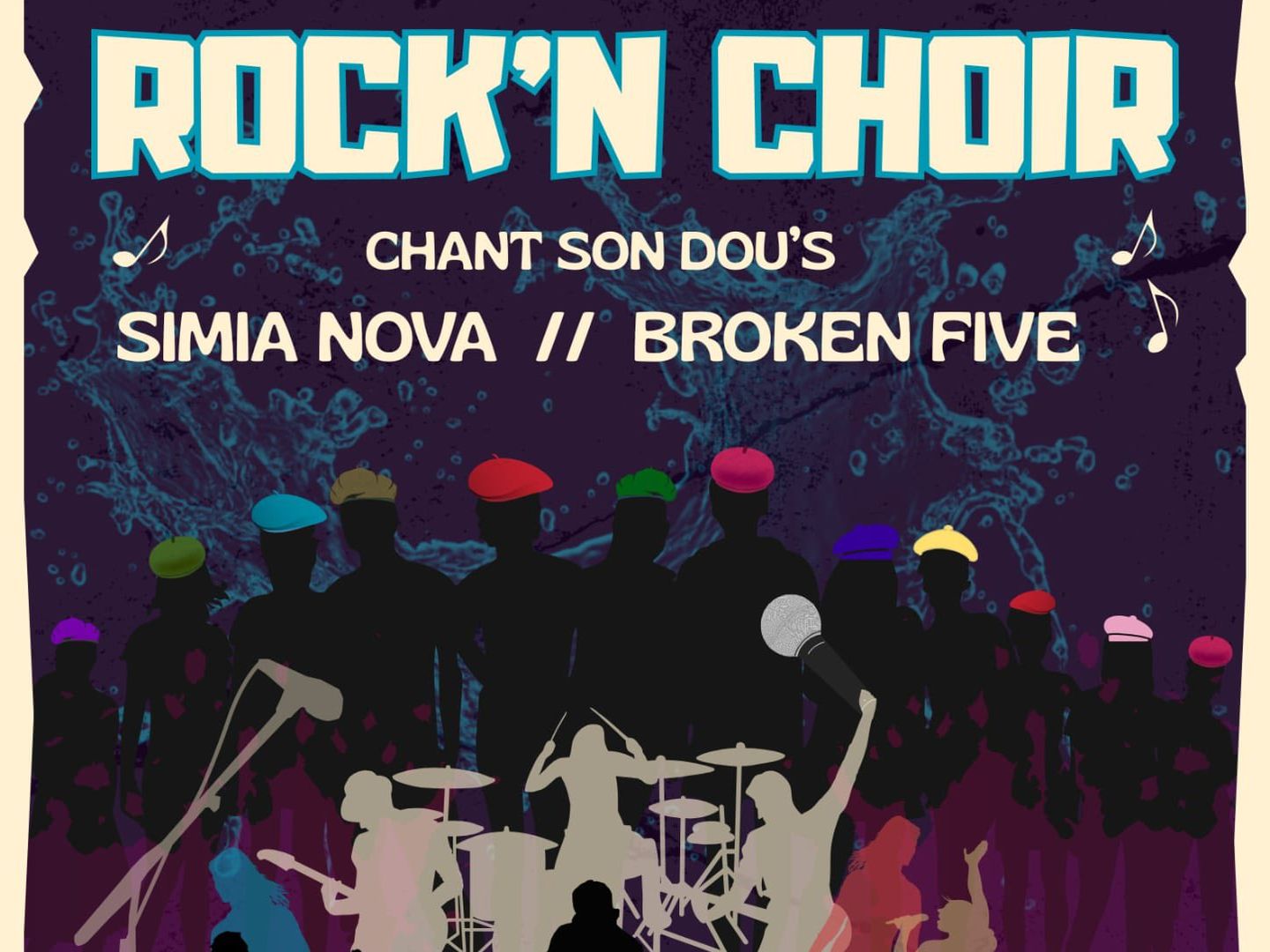 Rock’n Choir 1ere édition — visuel événement