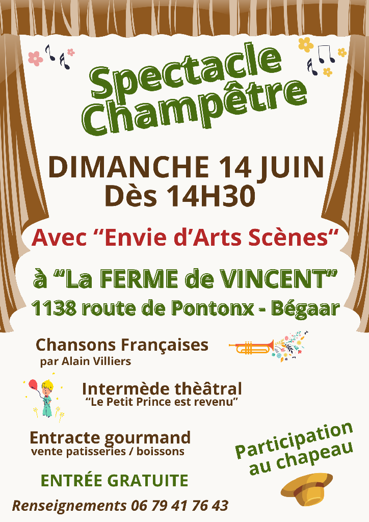 Spectacle Champêtre — visuel événement