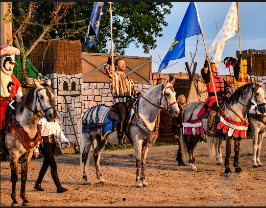 Spectacle médiéval dans les jardins du château de Duras — visuel événement