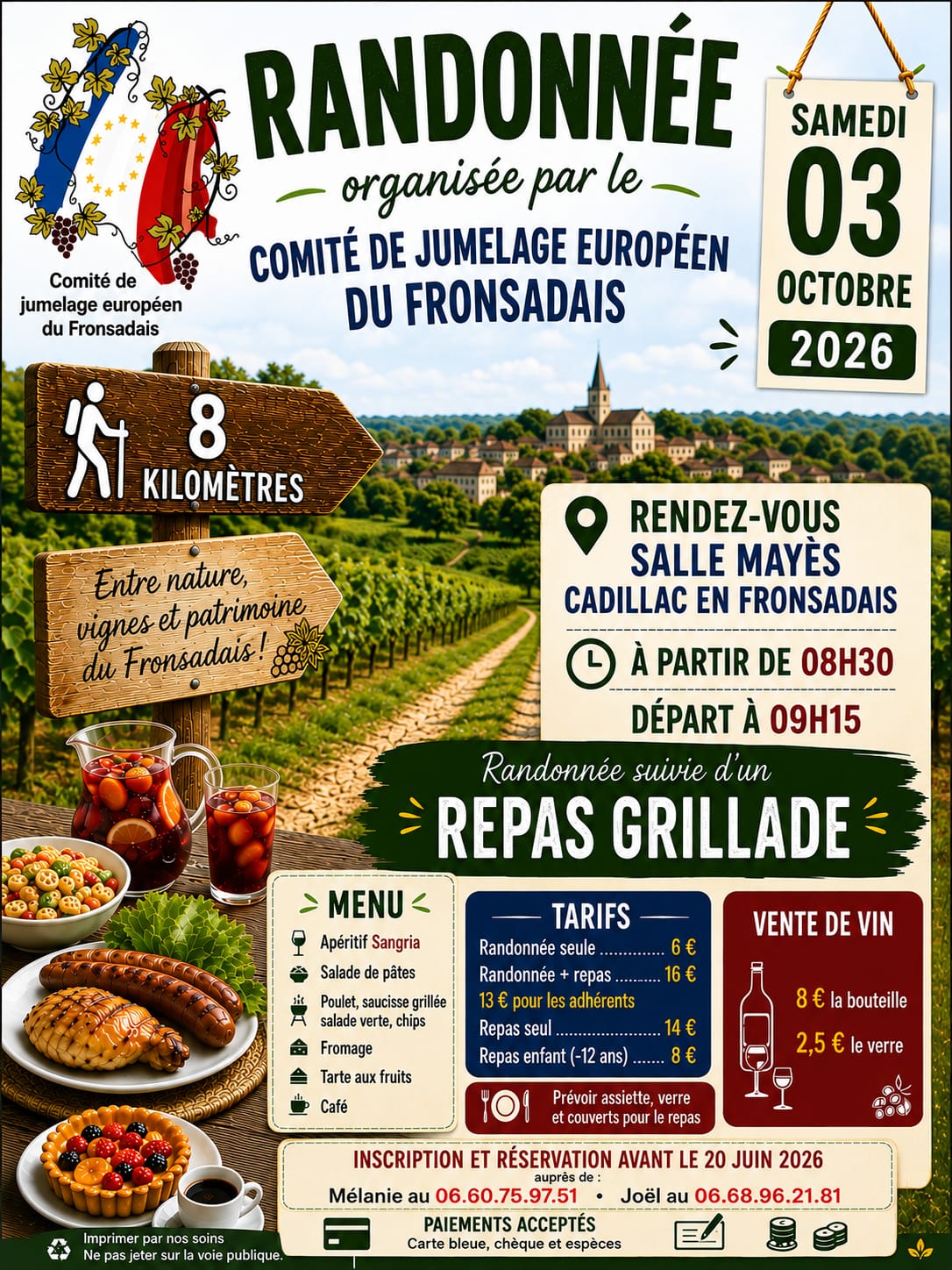 Randonnée  avec repas grillade