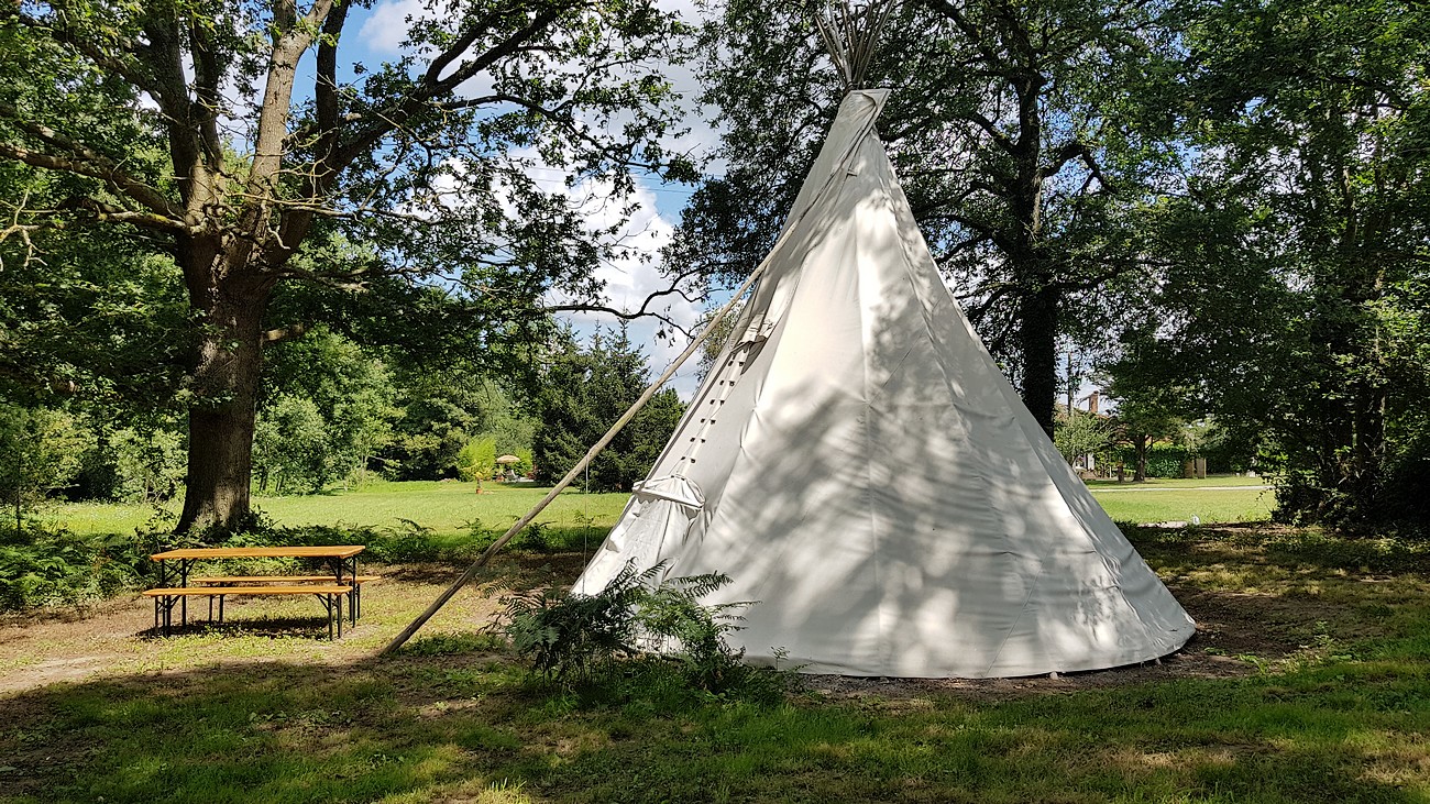 Domaine Chantoiseau - Cabane dans les arbres, Tente trappeur, Tipi, Saint-Pierre-des-Échaubrognes - photo 9