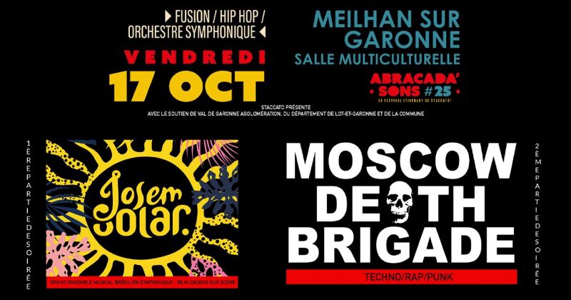 Festival Abracada'Sons #25 - MOSCOW DEATH BRIGADE - JOSEM SOLAR en Concert