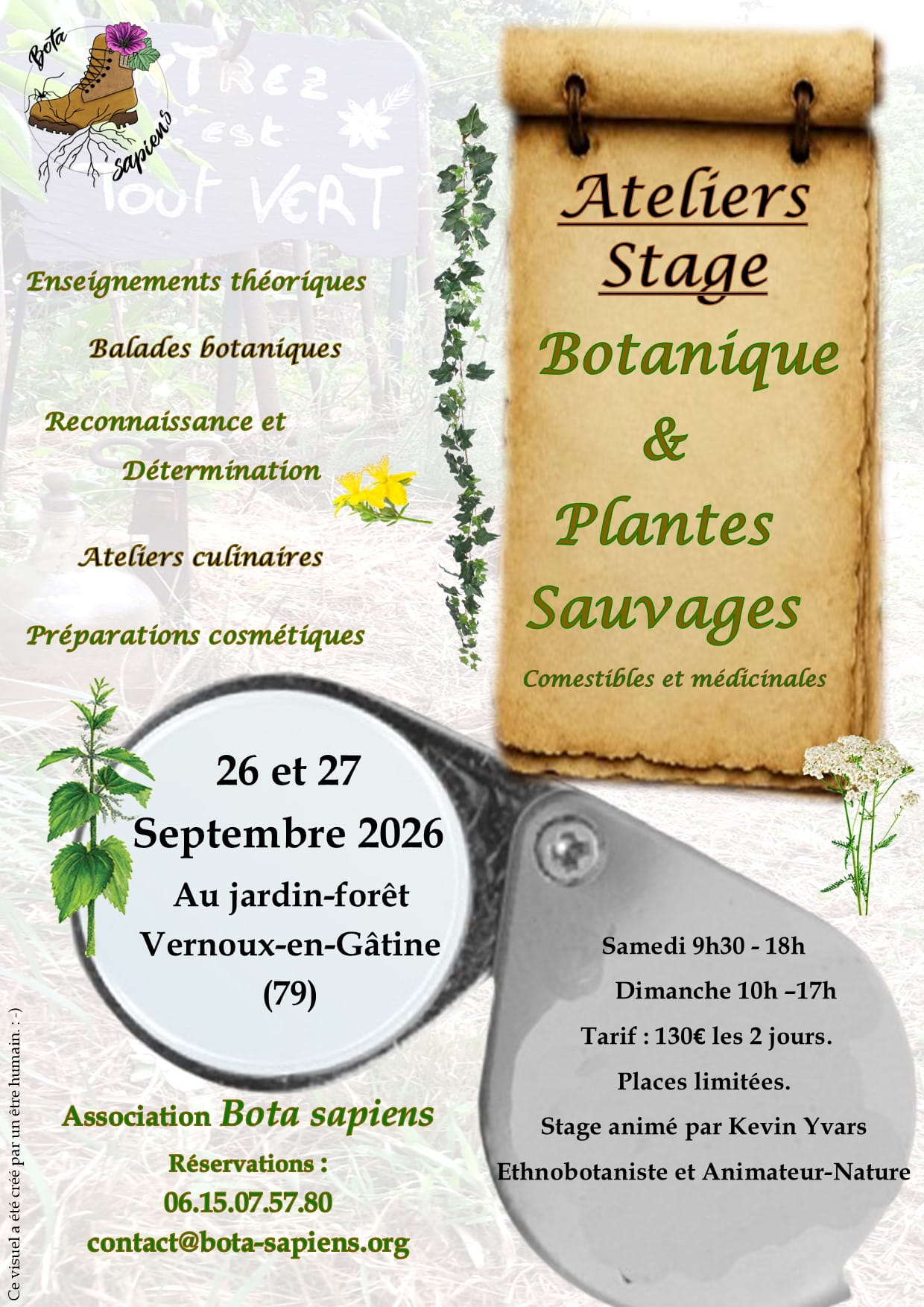 Stage Botanique et Plantes sauvages