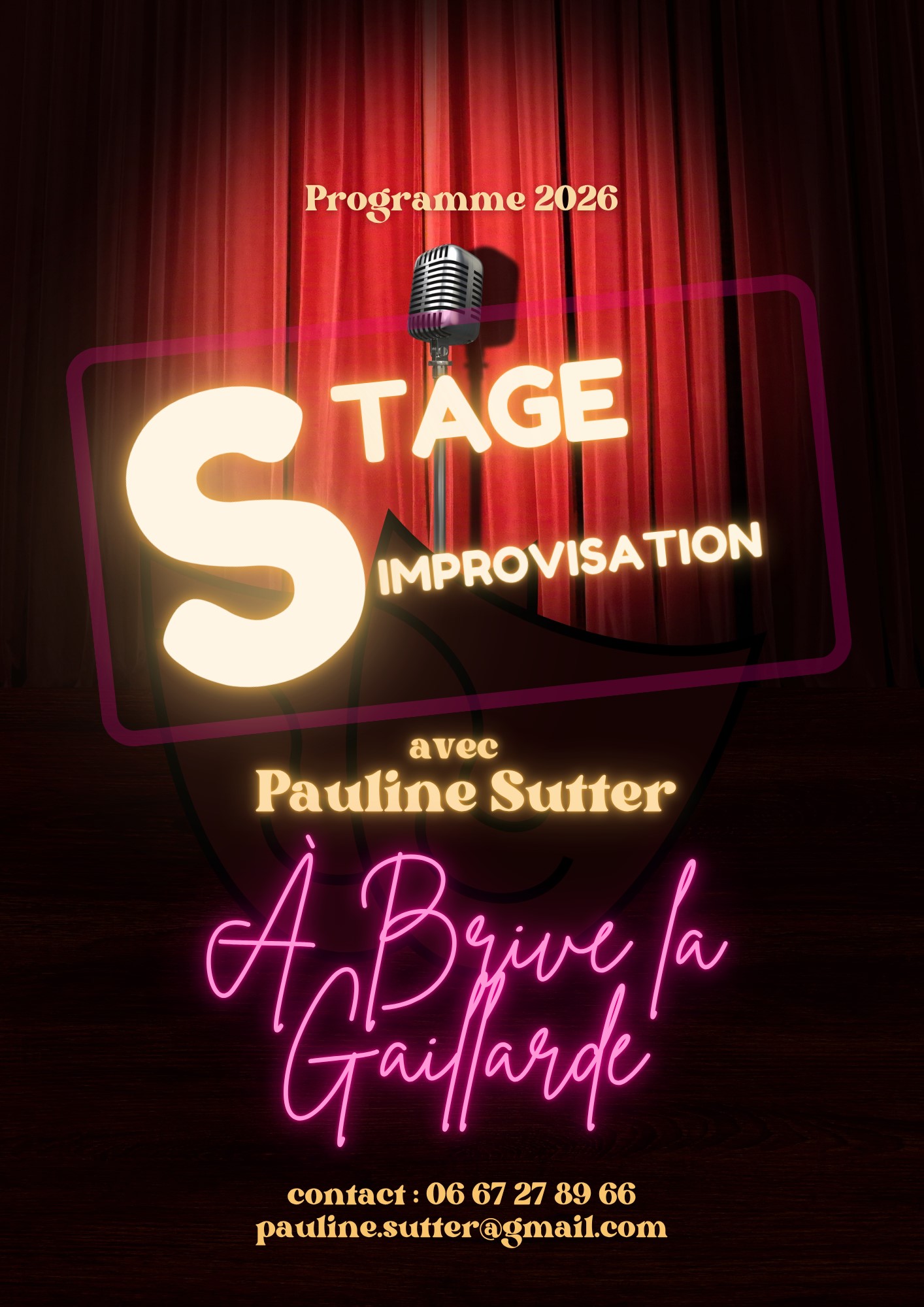 Ateliers d'improvisation -Pauline Sutter — visuel événement