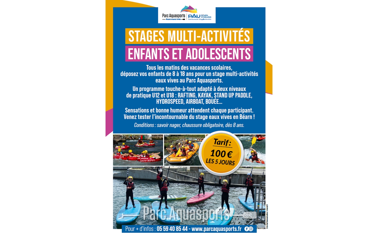 Stage multiactivités — visuel événement