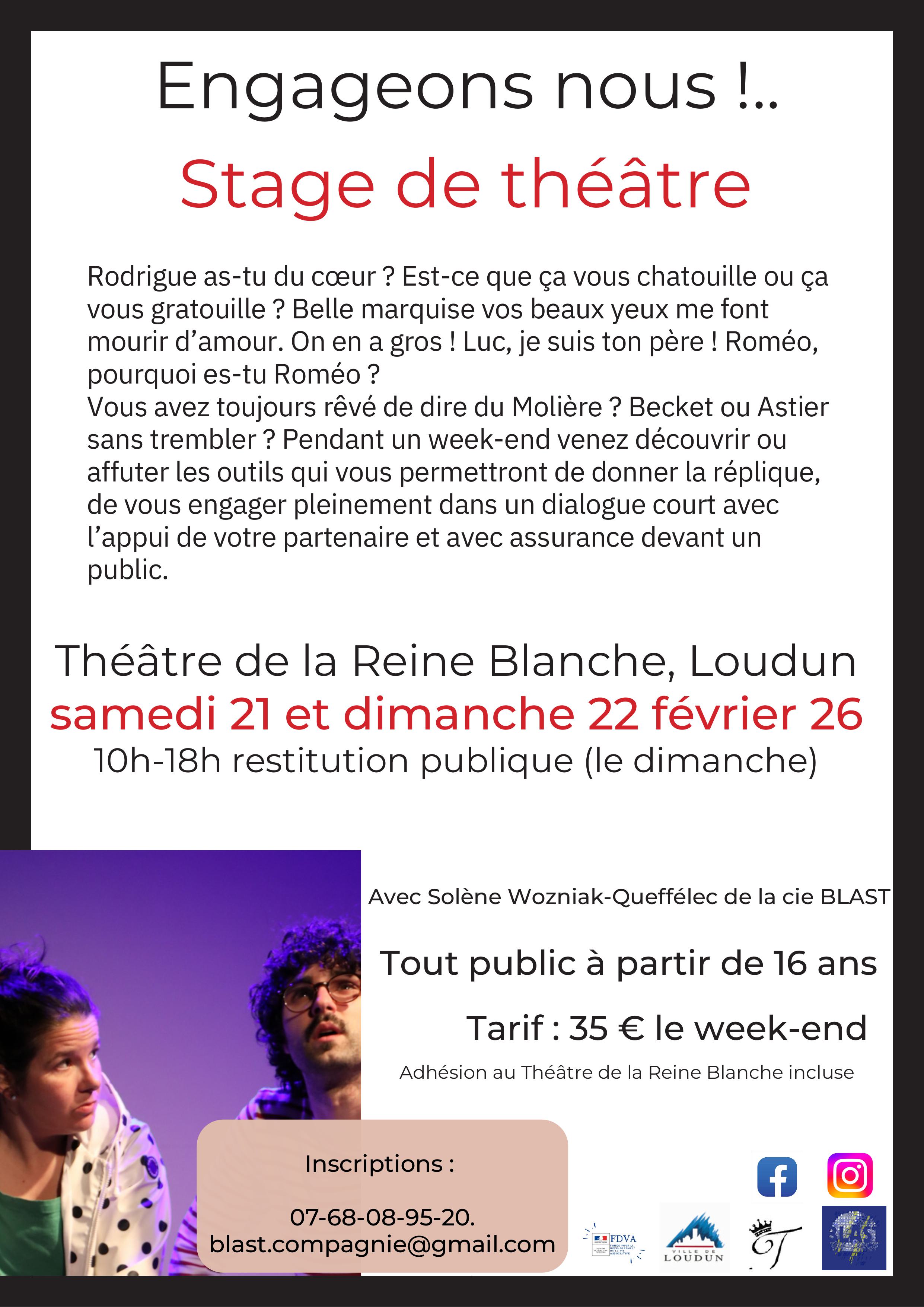 Stage de théâtre