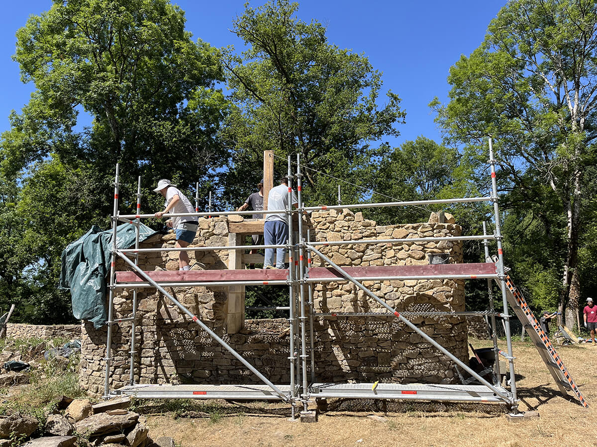 Stage chantier jeunes bénévoles — visuel événement