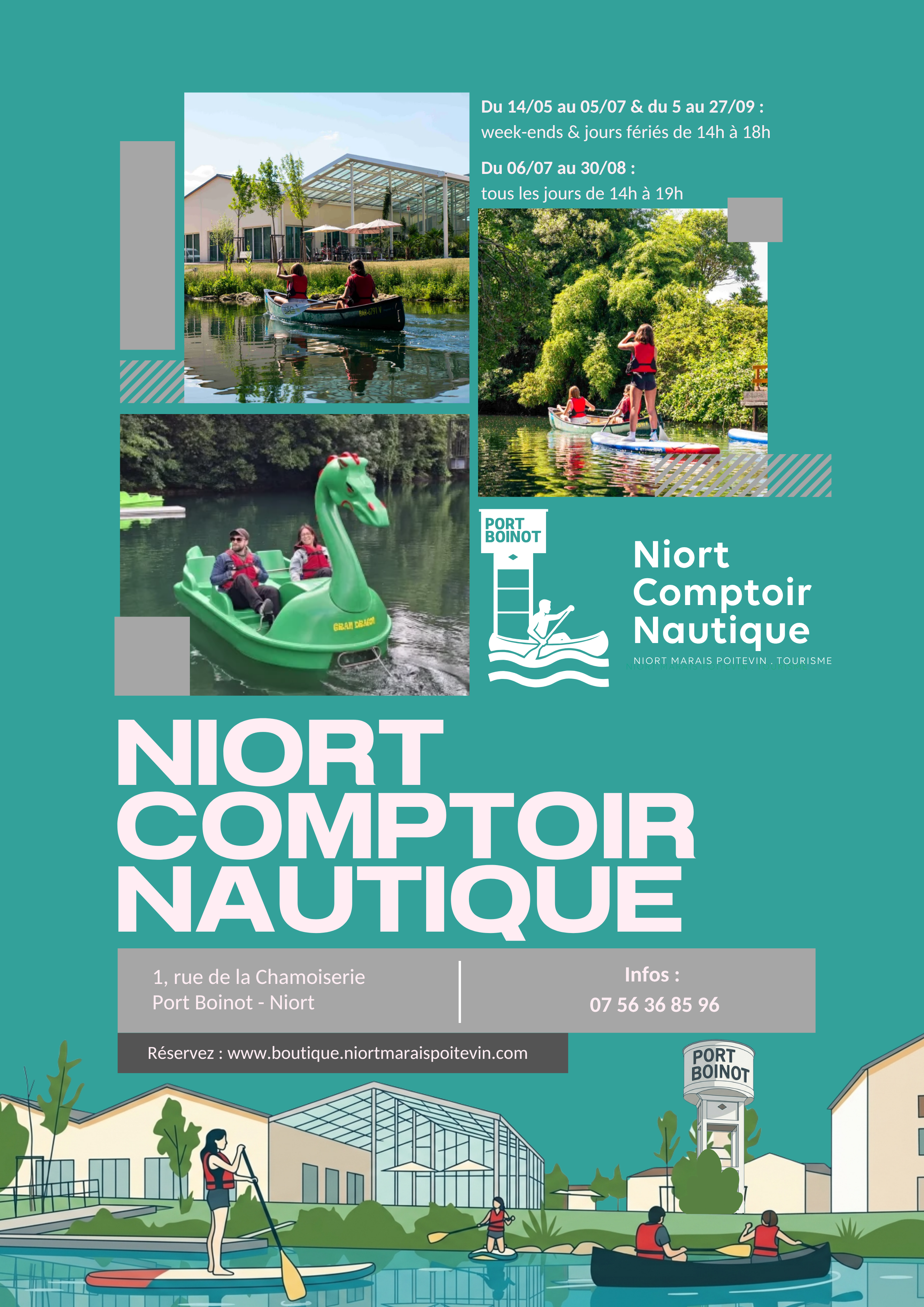 Niort Comptoir Nautique - Activités nautiques à Port Boinot — visuel événement