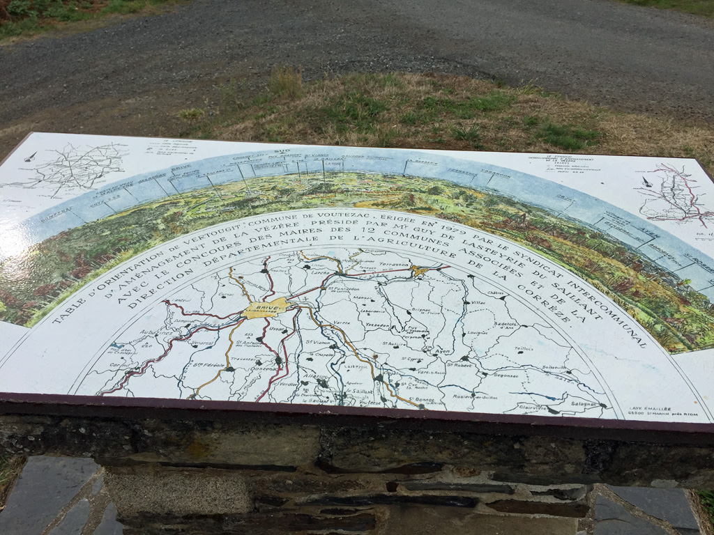 Table d'orientation de Vertougit, Voutezac