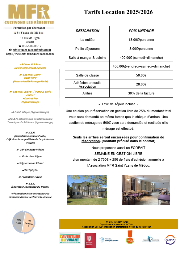 Maison Familiale et Rurale de St-Yzans de Médoc, Saint-Yzans-de-Médoc - photo 5