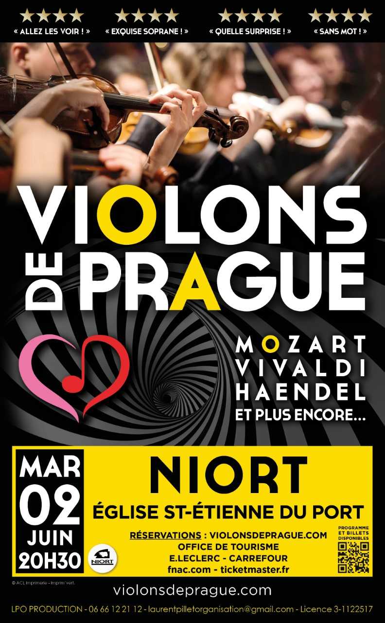 Concert "Violons de Prague" à Niort — visuel événement
