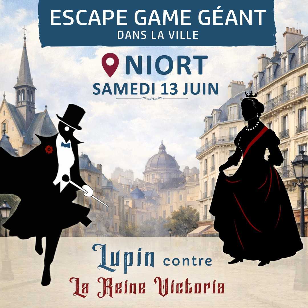 Escape Game Géant "Lupin dans la Ville" à Niort