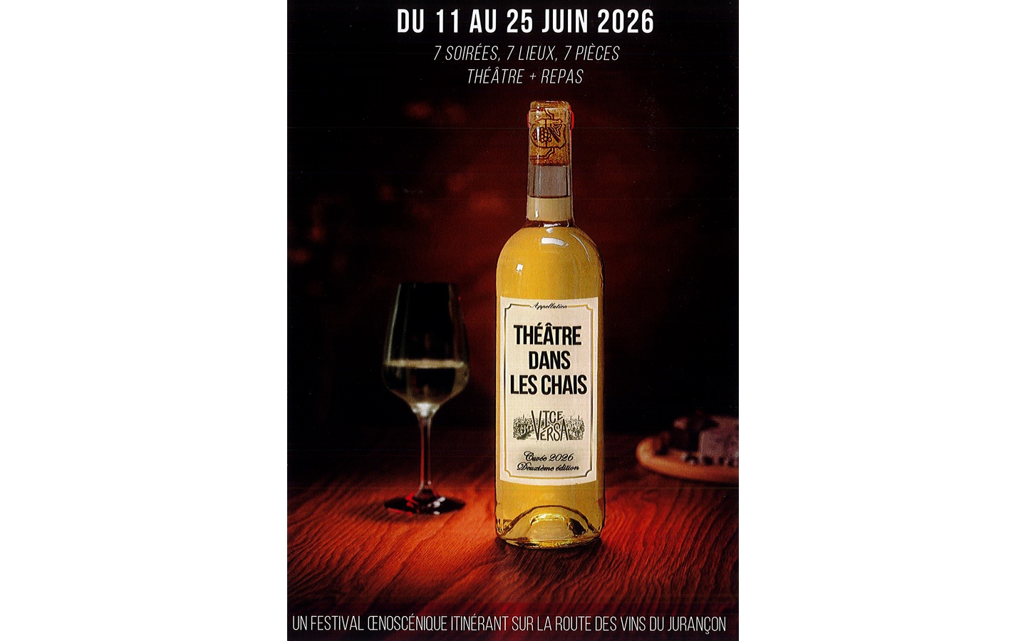 Théâtre dans les chais : Le cas Martin Piche — visuel événement
