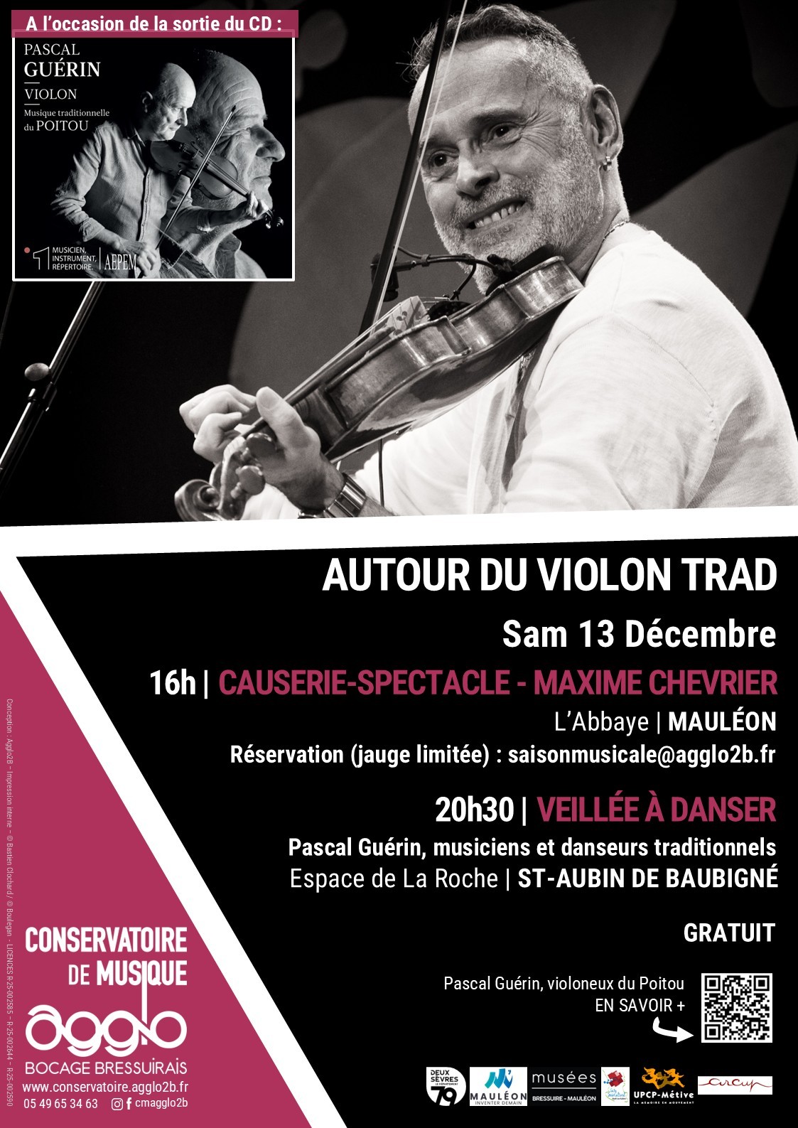 Veillée à danser - Pascal Guérin, les musiciens et danseurs traditionnels