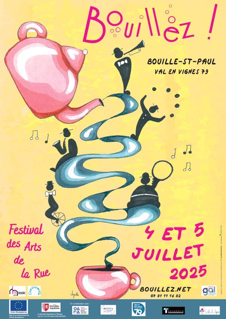 Festival des arts de la rue Bouillez ! — visuel événement