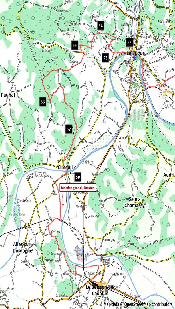 Dans les pas des Hommes de Lascaux Etape 6: Le Bugue-Limeuil