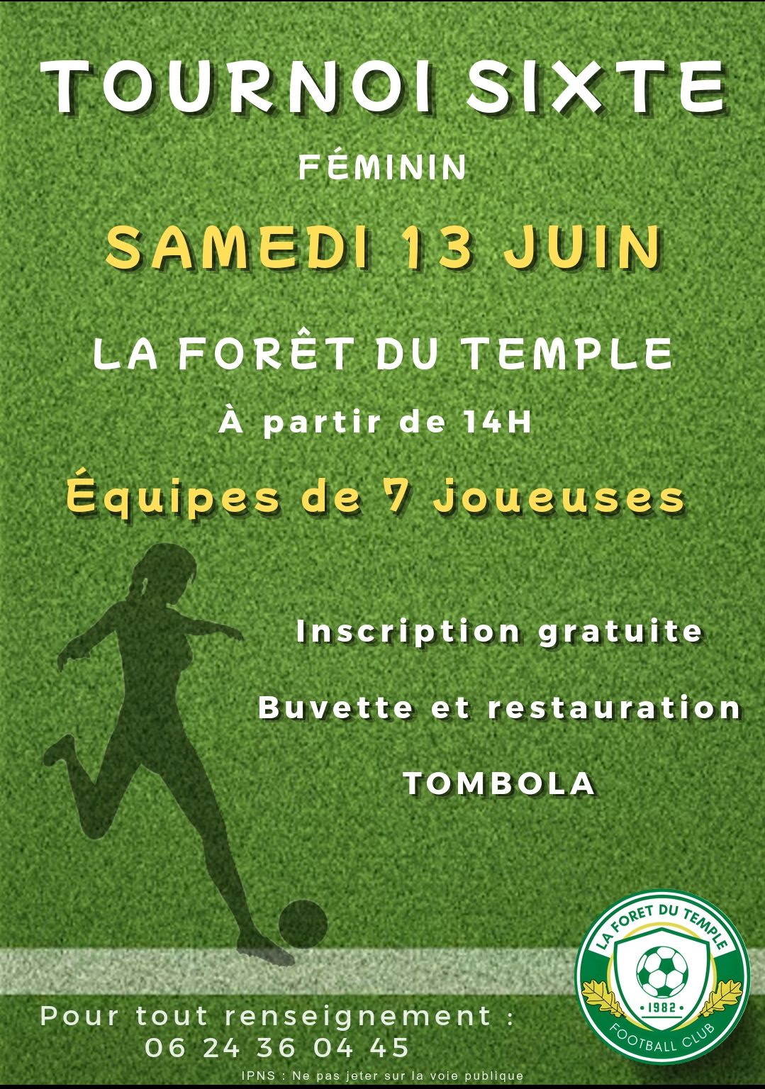 Tournoi de Foot Féminin — visuel événement