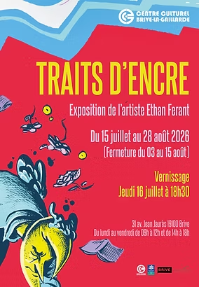 Exposition: Traits d'éncre (Centre culturel)