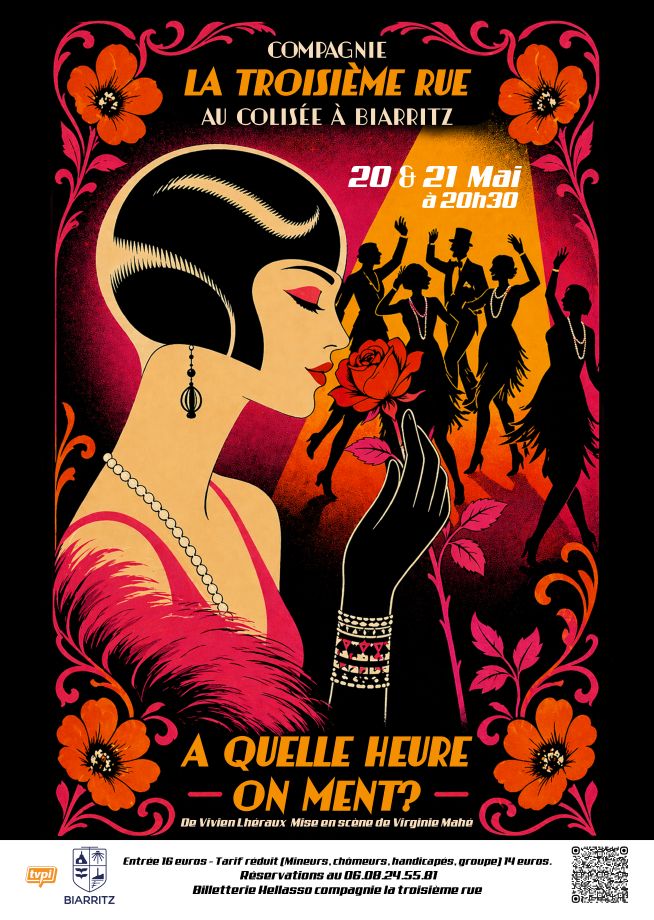A QUELLE HEURE ON MENT ? — visuel événement